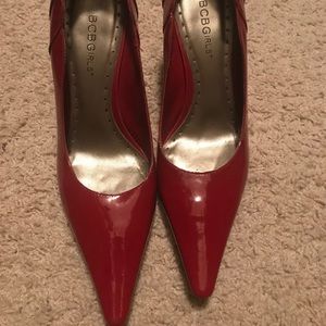 BCBG Red Patent Heels